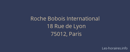Roche Bobois International