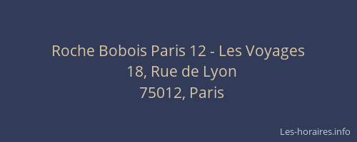 Roche Bobois Paris 12 - Les Voyages