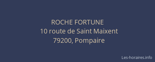 ROCHE FORTUNE