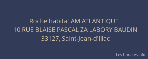 Roche habitat AM ATLANTIQUE