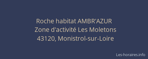 Roche habitat AMBR'AZUR