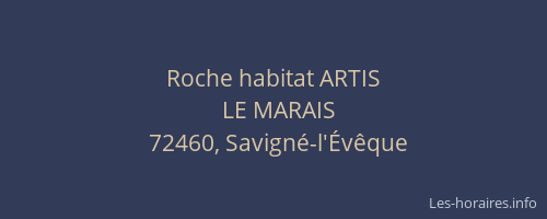 Roche habitat ARTIS