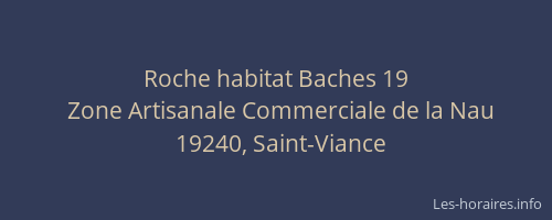 Roche habitat Baches 19