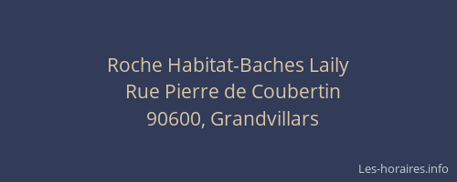 Roche Habitat-Baches Laily