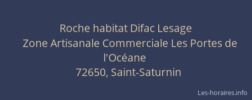 Roche habitat Difac Lesage
