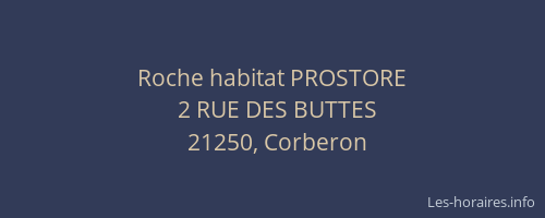 Roche habitat PROSTORE