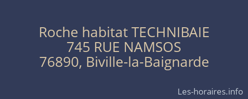 Roche habitat TECHNIBAIE