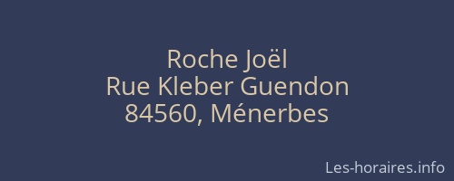Roche Joël