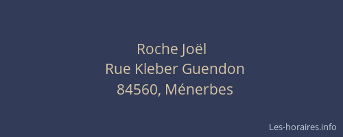 Roche Joël