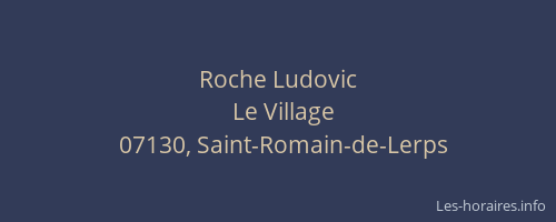 Roche Ludovic