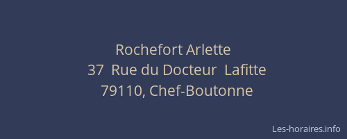 Rochefort Arlette