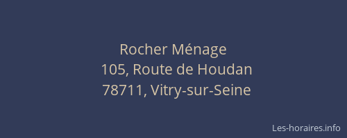 Rocher M&eacute;nage