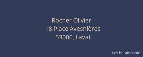 Rocher Olivier