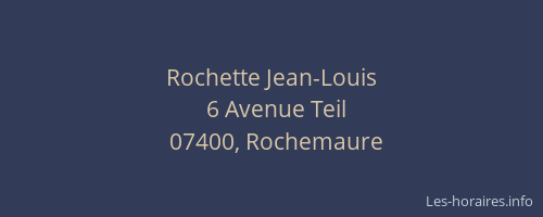Rochette Jean-Louis