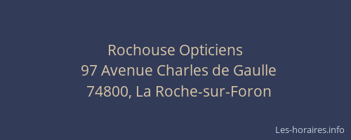 Rochouse Opticiens