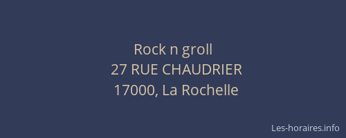 Rock n groll
