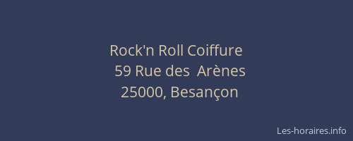 Rock'n Roll Coiffure