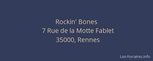 Rockin' Bones