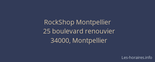 RockShop Montpellier