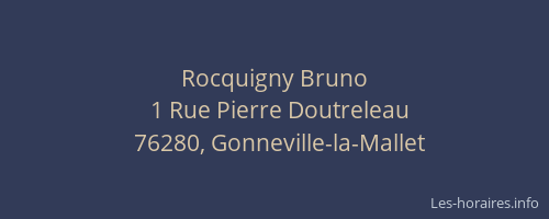 Rocquigny Bruno