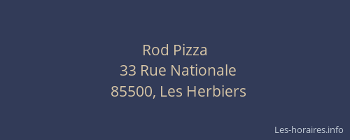 Rod Pizza