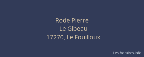 Rode Pierre