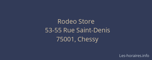 Rodeo Store