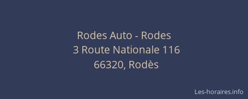Rodes Auto - Rodes