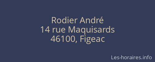 Rodier André