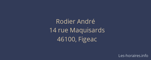 Rodier André
