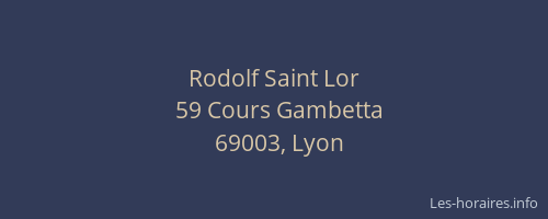 Rodolf Saint Lor