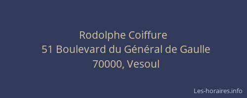 Rodolphe Coiffure