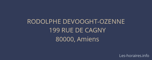 RODOLPHE DEVOOGHT-OZENNE