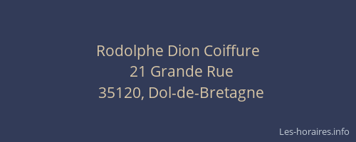 Rodolphe Dion Coiffure