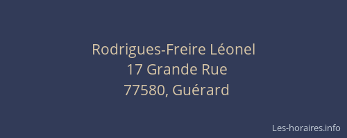 Rodrigues-Freire Léonel