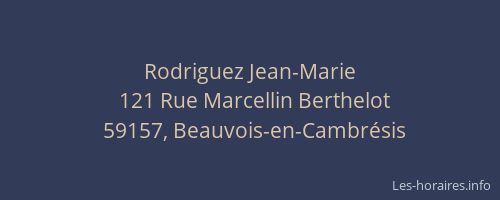 Rodriguez Jean-Marie