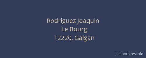Rodriguez Joaquin