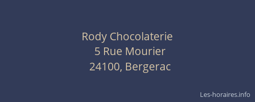Rody Chocolaterie