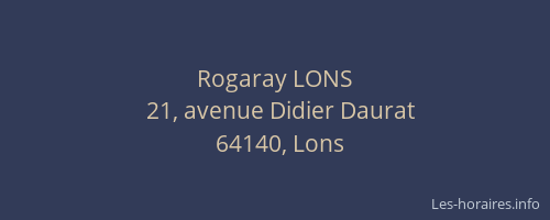 Rogaray LONS