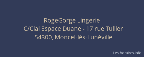 RogeGorge Lingerie