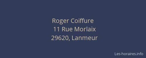 Roger Coiffure