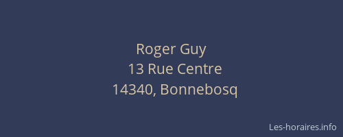 Roger Guy