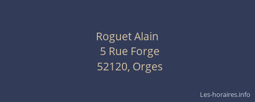 Roguet Alain