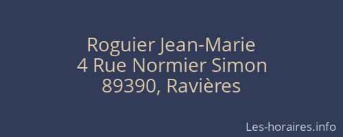 Roguier Jean-Marie