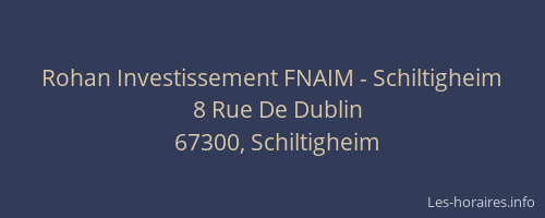 Rohan Investissement FNAIM - Schiltigheim