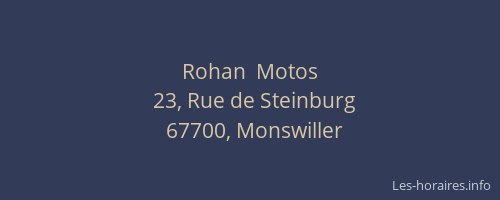 Rohan  Motos