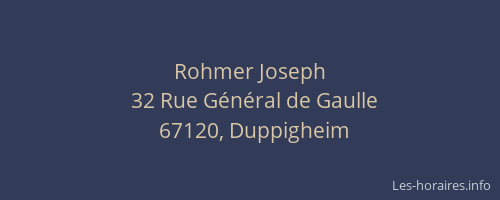 Rohmer Joseph
