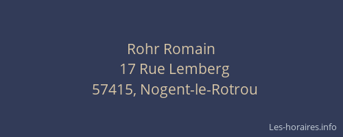 Rohr Romain