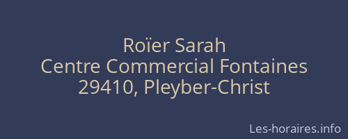 Roïer Sarah
