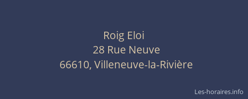 Roig Eloi